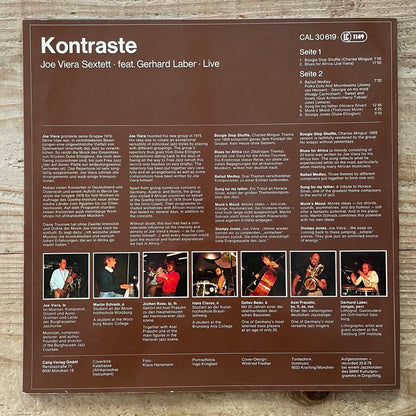 JOE VIERA SEXTETT / KONTRASTE - German Calig Original