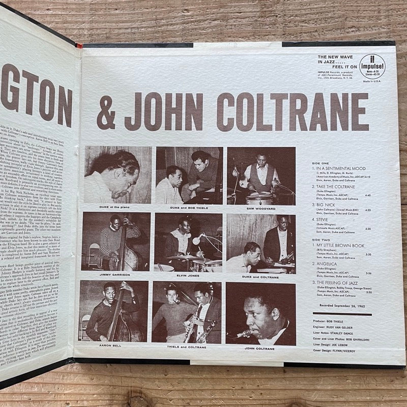 DUKE ELLINGTON & JOHN COLTRANE on Impulse - Dutch Philips