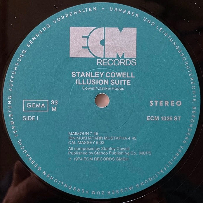 STANLEY COWELL TRIO / ILLUSION SUITE - German ECM original