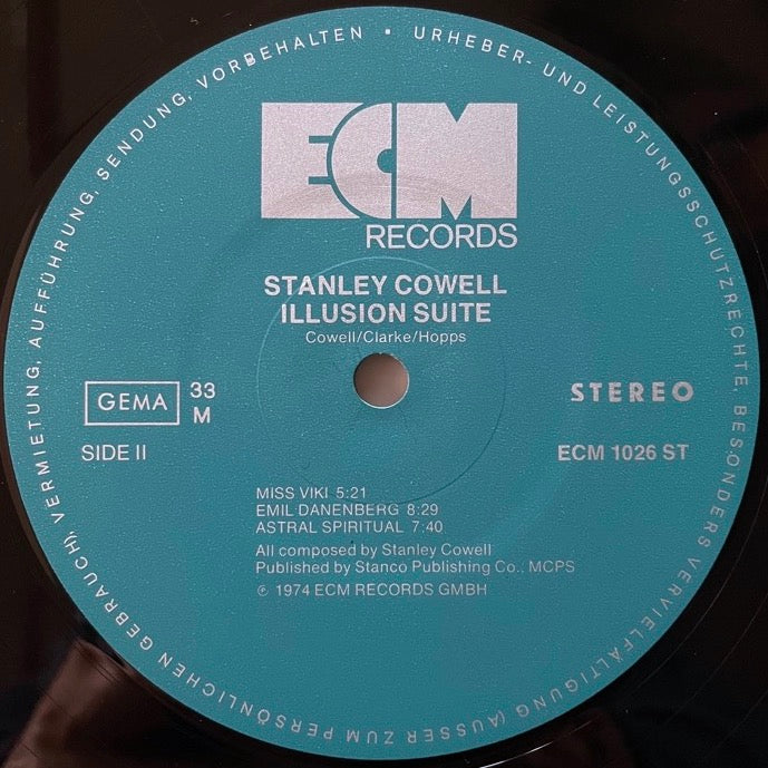 STANLEY COWELL TRIO / ILLUSION SUITE - German ECM original