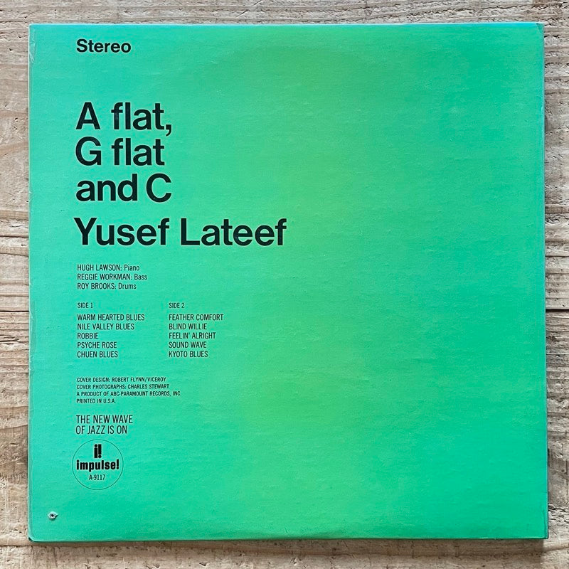 YUSEF LATEEF / A FLAT, G FLAT AND C - US Impulse