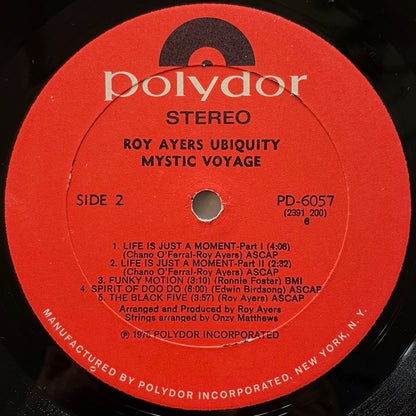 ROY AYERS UBIQUITY / MYSTIC VOYAGE - US Polydor original