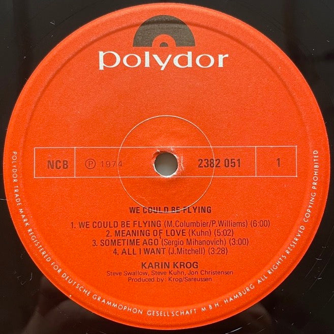 KARIN KROG / WE COULD BE FLYING - Norwegian Polydor Original