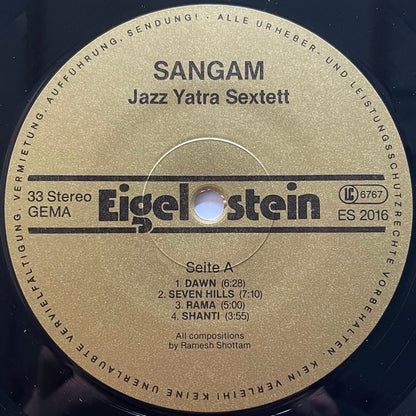 JAZZ YATRA SEXTETT / SANGAM - German Eigelstein Original