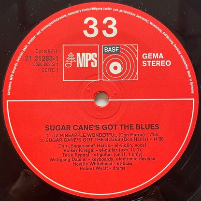 DON SUGARCANE HARRIS / SUGAR CANE'S GOT THE BLUES - German MPS Original