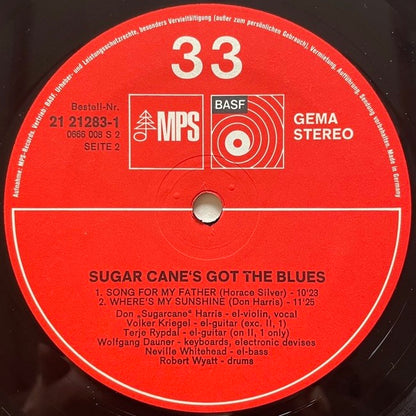 DON SUGARCANE HARRIS / SUGAR CANE'S GOT THE BLUES - German MPS Original