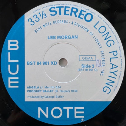 LEE MORGAN / LEE MORGAN (2LP) - German Blue Note VAN GELDER