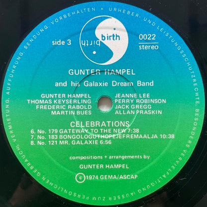 GUNTER HAMPEL AND HIS GALAXIE DREAM BAND / CELEBRATIONS - German Birth Original (2LP)