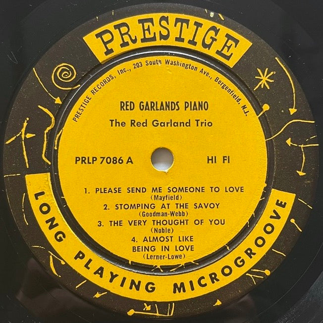 RED GARLAND TRIO / GARLAND'S PIANO - US Prestige NJ