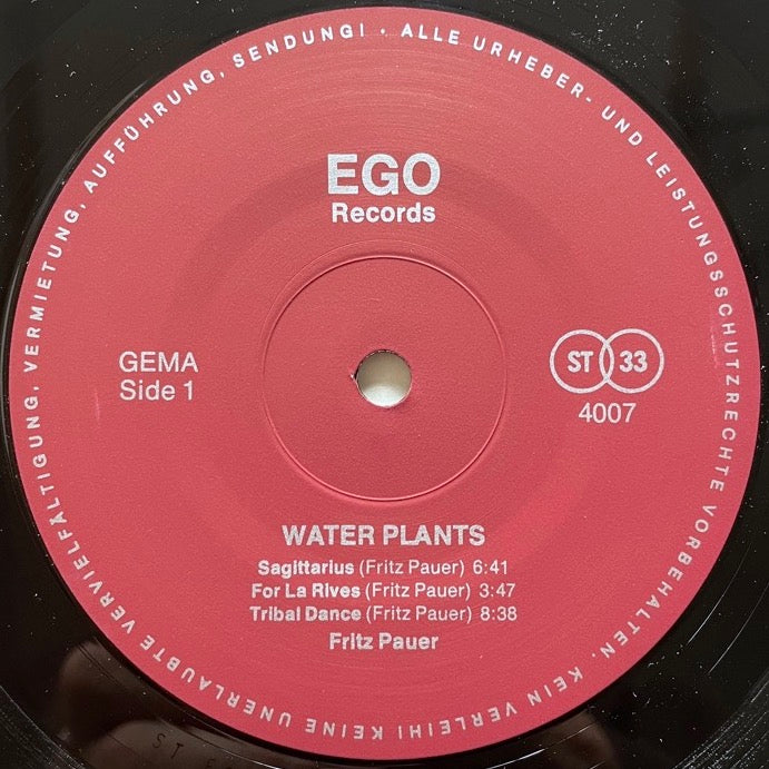 FRITZ PAUER TRIO / WATER PLANTS - German EGO Original