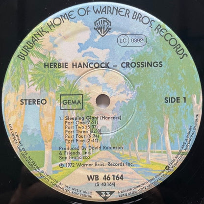 HERBIE HANCOCK / CROSSINGS - German Warner Bros.