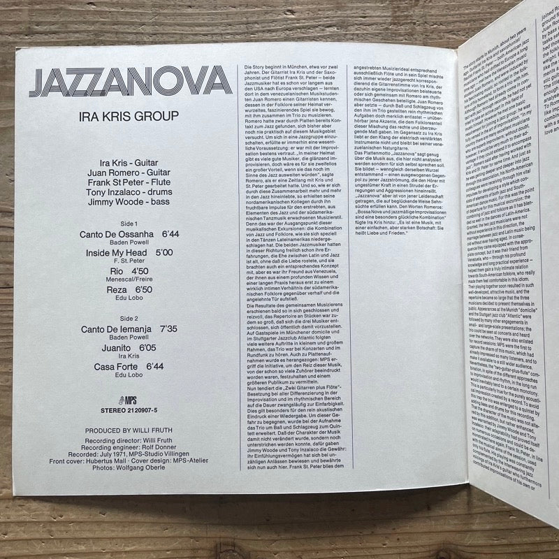 IRA KRIS / JAZZANOVA - German MPS Original