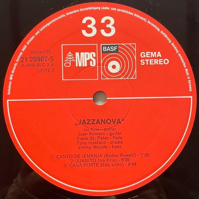 IRA KRIS / JAZZANOVA - German MPS Original