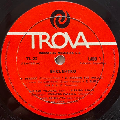 ENRIQUE VILLEGAS, PAUL GONSALVES / ENCUENTRO - Argentine Trova Original