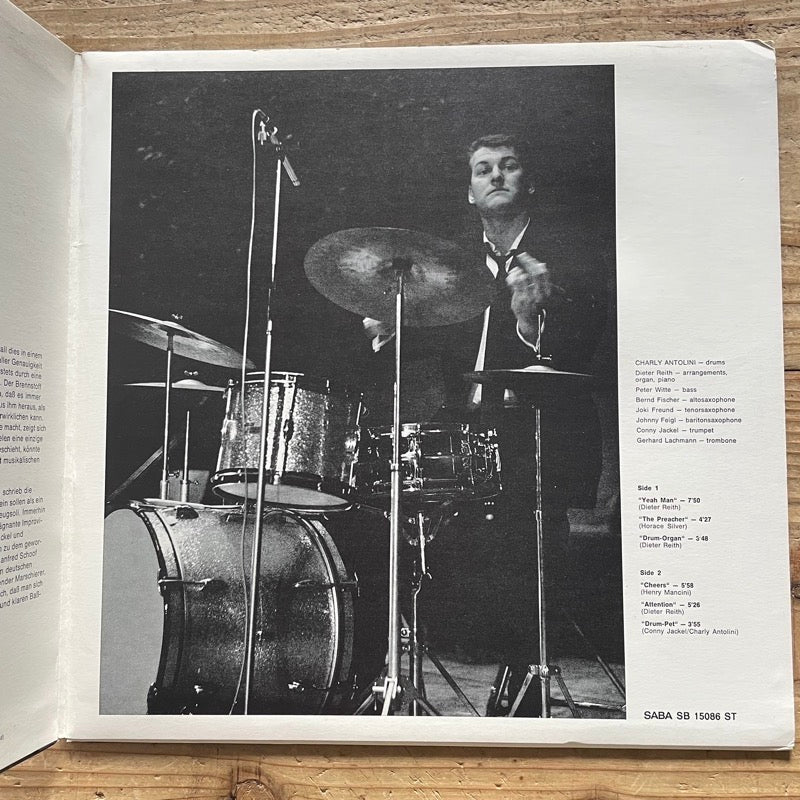 CHARLY ANTOLINI / DRUM BEAT - German Saba Original