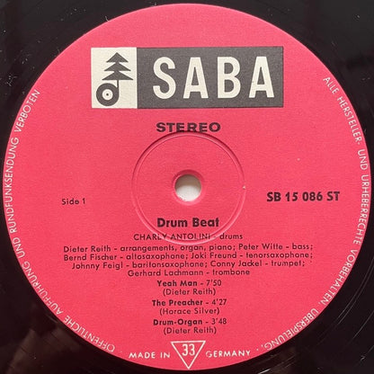 CHARLY ANTOLINI / DRUM BEAT - German Saba Original