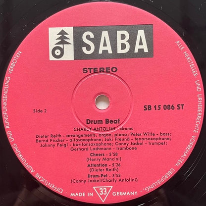 CHARLY ANTOLINI / DRUM BEAT - German Saba Original