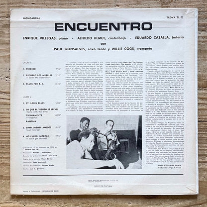 ENRIQUE VILLEGAS, PAUL GONSALVES / ENCUENTRO - Argentine Trova Original