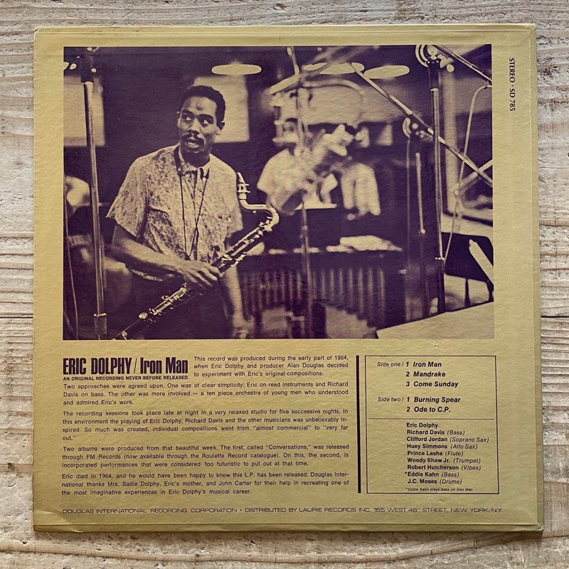 ERIC DOLPHY / IRON MAN - US Douglas Original