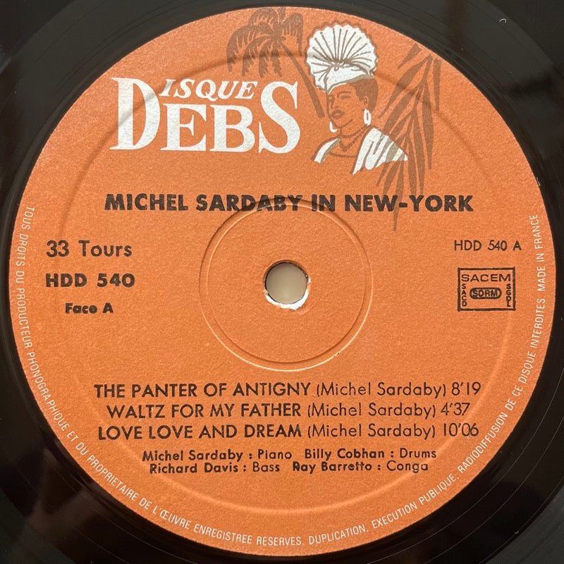 MICHEL SARDABY / IN NEW YORK - French Debs original