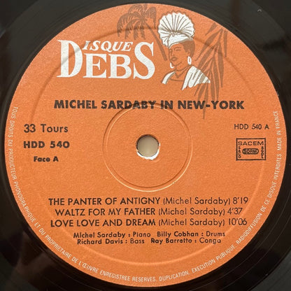 MICHEL SARDABY / IN NEW YORK - French Debs original
