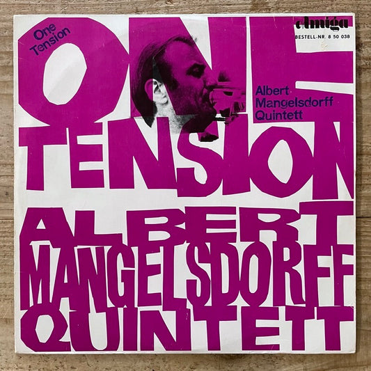 ALBERT MANGELSDORFF QUINTETT / ONE - TENSION - GDR Amiga