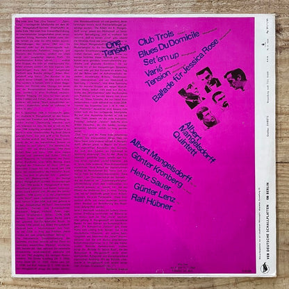 ALBERT MANGELSDORFF QUINTETT / ONE - TENSION - GDR Amiga