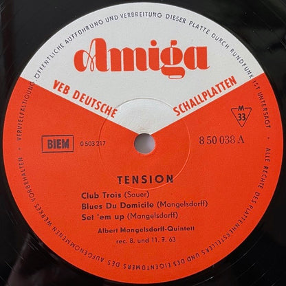 ALBERT MANGELSDORFF QUINTETT / ONE - TENSION - GDR Amiga