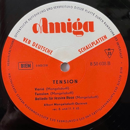 ALBERT MANGELSDORFF QUINTETT / ONE - TENSION - GDR Amiga
