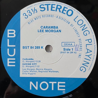 LEE MORGAN / CARAMBA - German Blue Note Liberty VAN GELDER