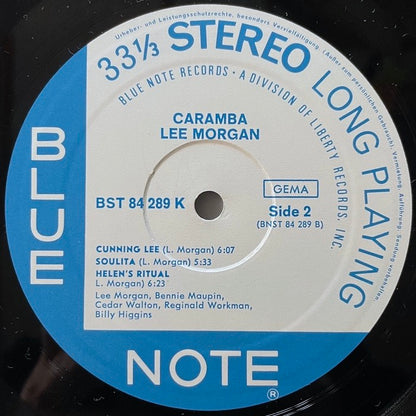 LEE MORGAN / CARAMBA - German Blue Note Liberty VAN GELDER