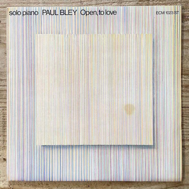 PAUL BLEY / OPEN, TO LOVE - German ECM Original