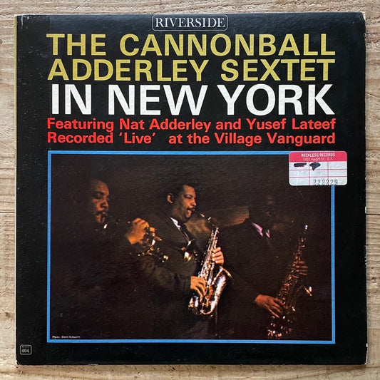 CANNONBALL ADDERLEY SEXTET / IN NEW YORK - US Riverside