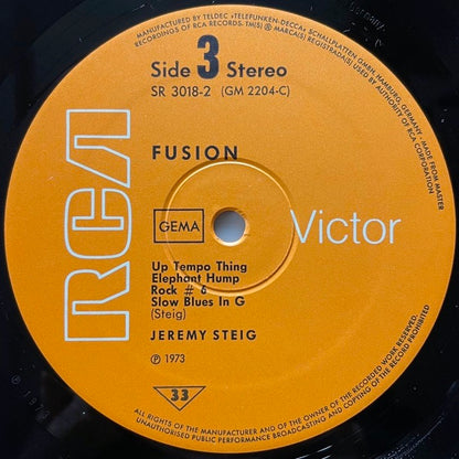 JEREMY STEIG / FUSION (2LP) - German RCA/Victor