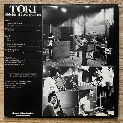 HIDEFUMI TOKI QUARTET / TOKI - Japan Three Blind Mice original