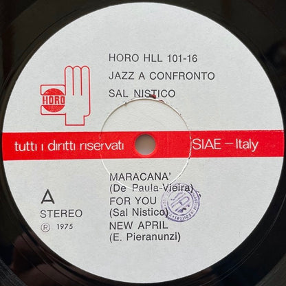 SAL NISTICO / JAZZ A CONFRONTO 16 - Italian Horo Original