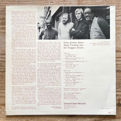 DUKE JORDAN TRIO / FLIGHT TO DENMARK - Danish SteepleChase Original