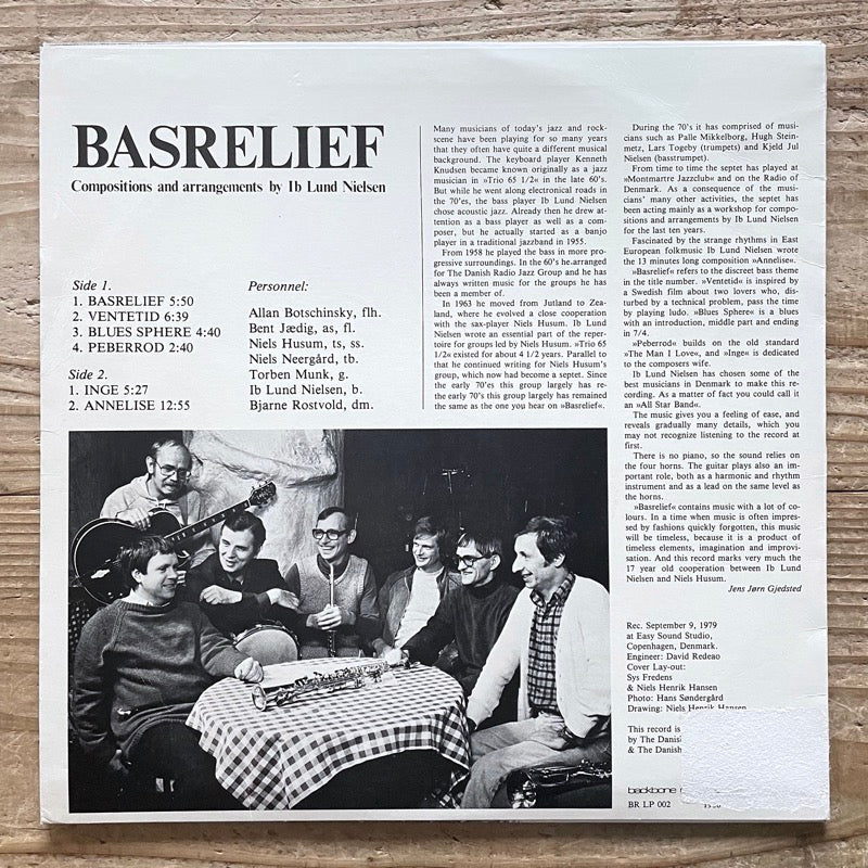 IB LUND NIELSEN / BASRELIEF - Danish Backbone Original