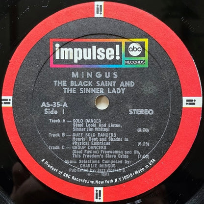 CHARLIE MINGUS / THE BLACK SAINT AND THE SINNER LADY - US Impulse