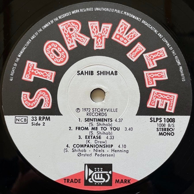 SAHIB SHIHAB / SENTIMENTS - Danish Storyville
