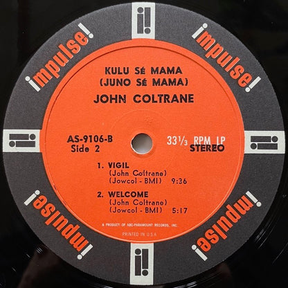 JOHN COLTRANE / KULU SE MAMA - US Impulse original