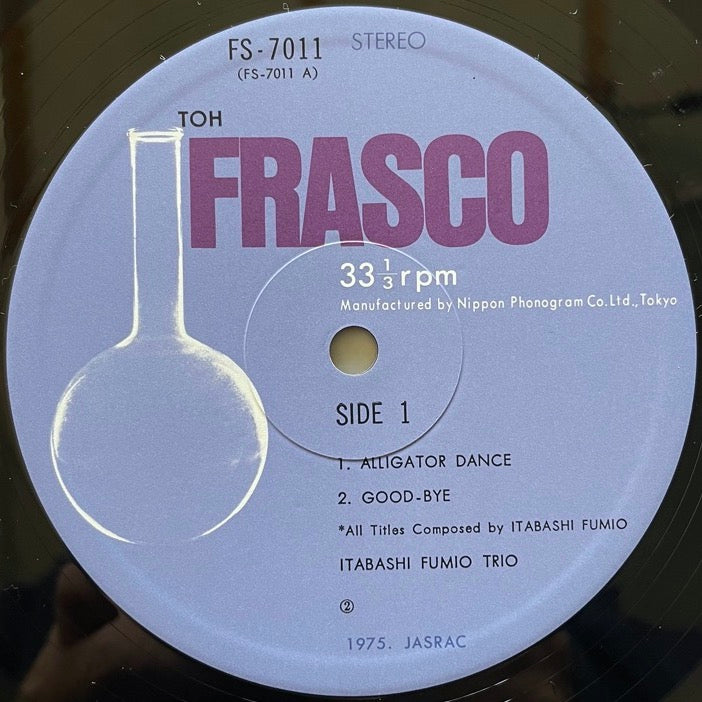 FUMIO ITABASHI TRIO / TOH - Japan Frasco Original