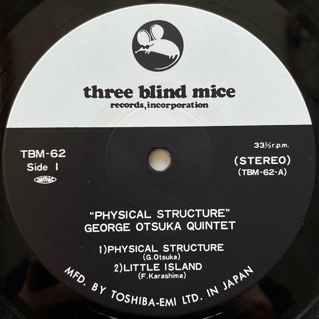GEORGE OTSUKA QUINTET / PHYSICAL STRUCTURE - Japan TBM Original