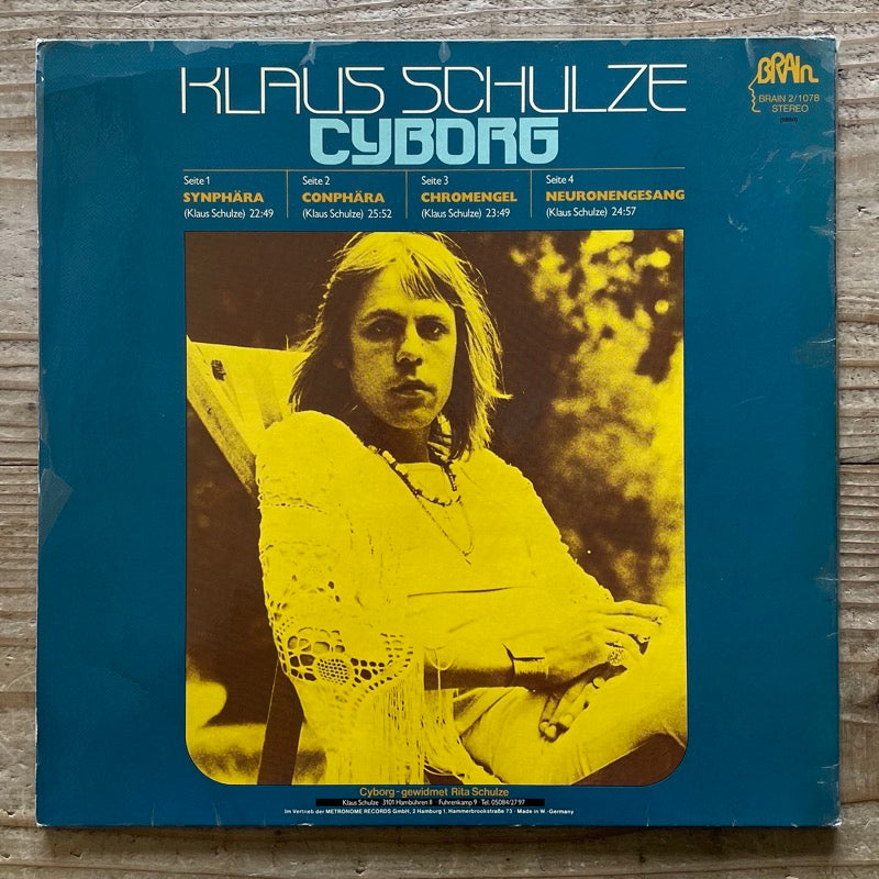 KLAUS SCHULZE / CYBORG (2LP) - German Brain