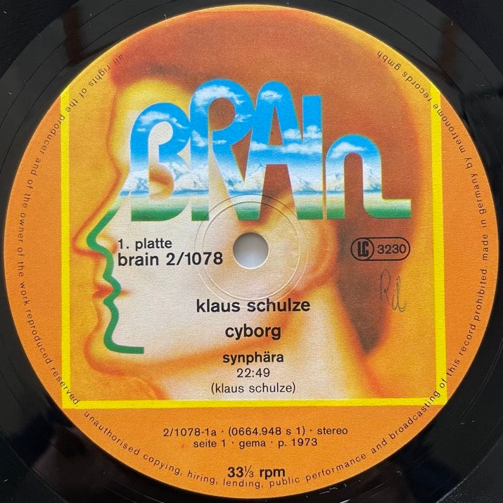 KLAUS SCHULZE / CYBORG (2LP) - German Brain