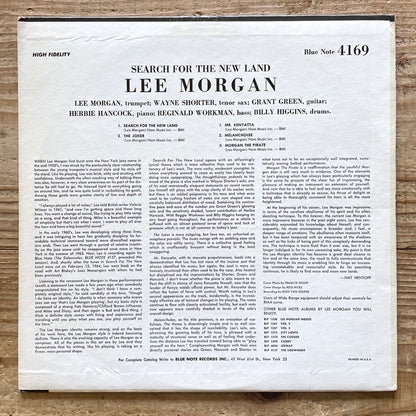 LEE MORGAN / SEARCH FOR THE NEW LAND - US Blue Note Mono no Ear