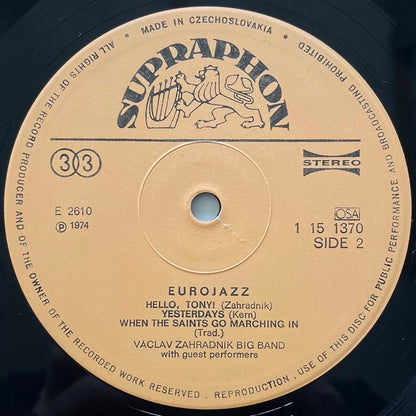 VACLAV ZAHRADNIK BIG BAND - Czechoslovakia Supraphon Original