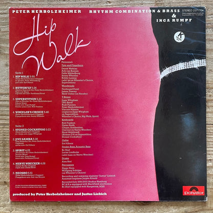 PETER HERBOLZHEIMER RHYTHM COMBINATION &amp; BRASS &amp; INGA RUMPF / HIP WALK - German Polydor original