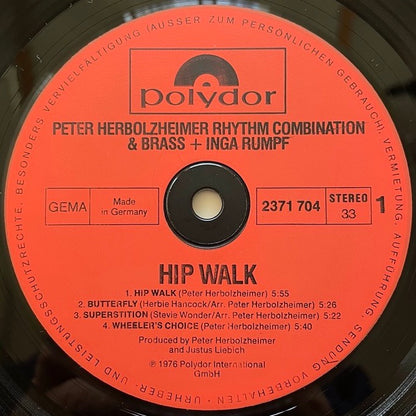 PETER HERBOLZHEIMER RHYTHM COMBINATION &amp; BRASS &amp; INGA RUMPF / HIP WALK - German Polydor original