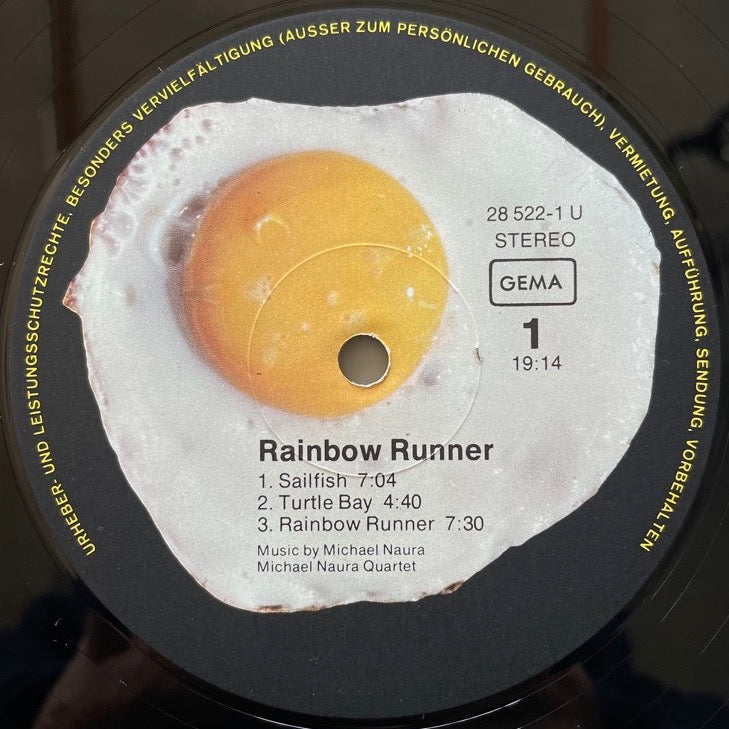 MICHAEL NAURA QUARTET / RAINBOW RUNNER - German Spiegelei Original